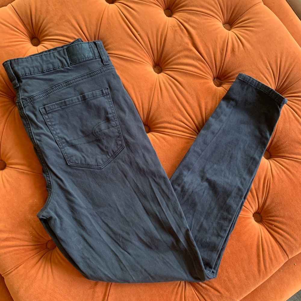 Black American eagle skinny jeans